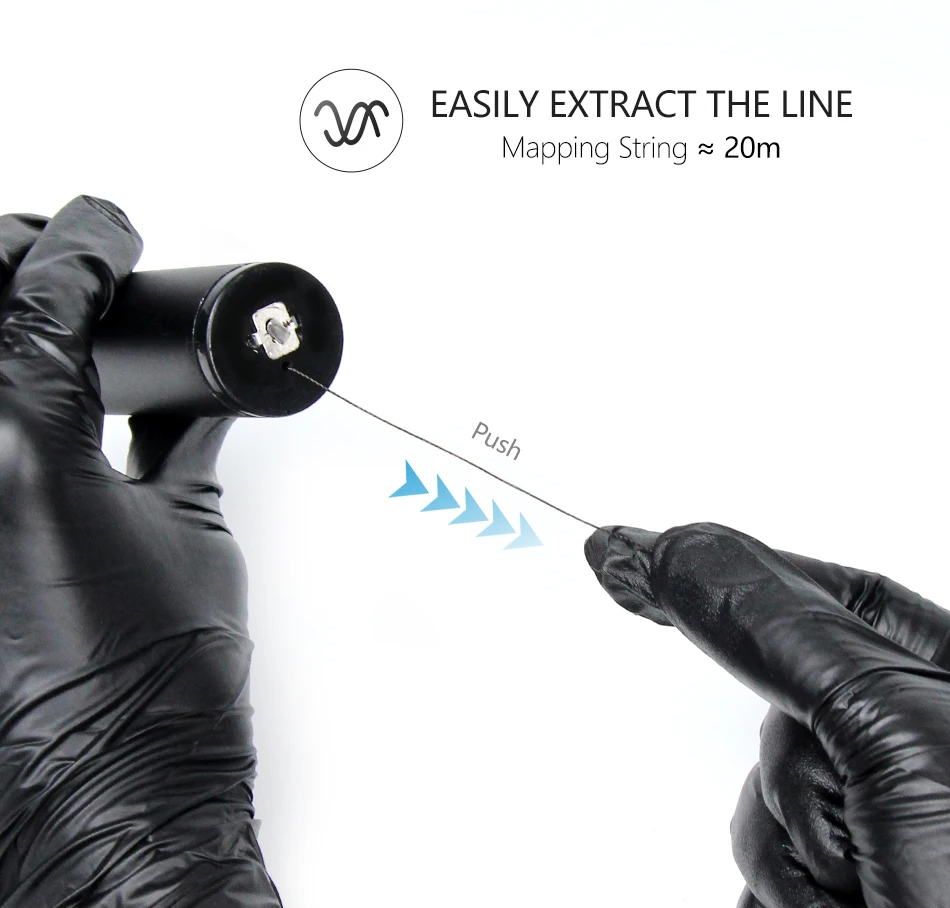 20M Elastic String Permanent Makeup Tattoo Supplies For Eyebrows Microblading Pre-Inked Mapping Tool Making Eyebrow String Line