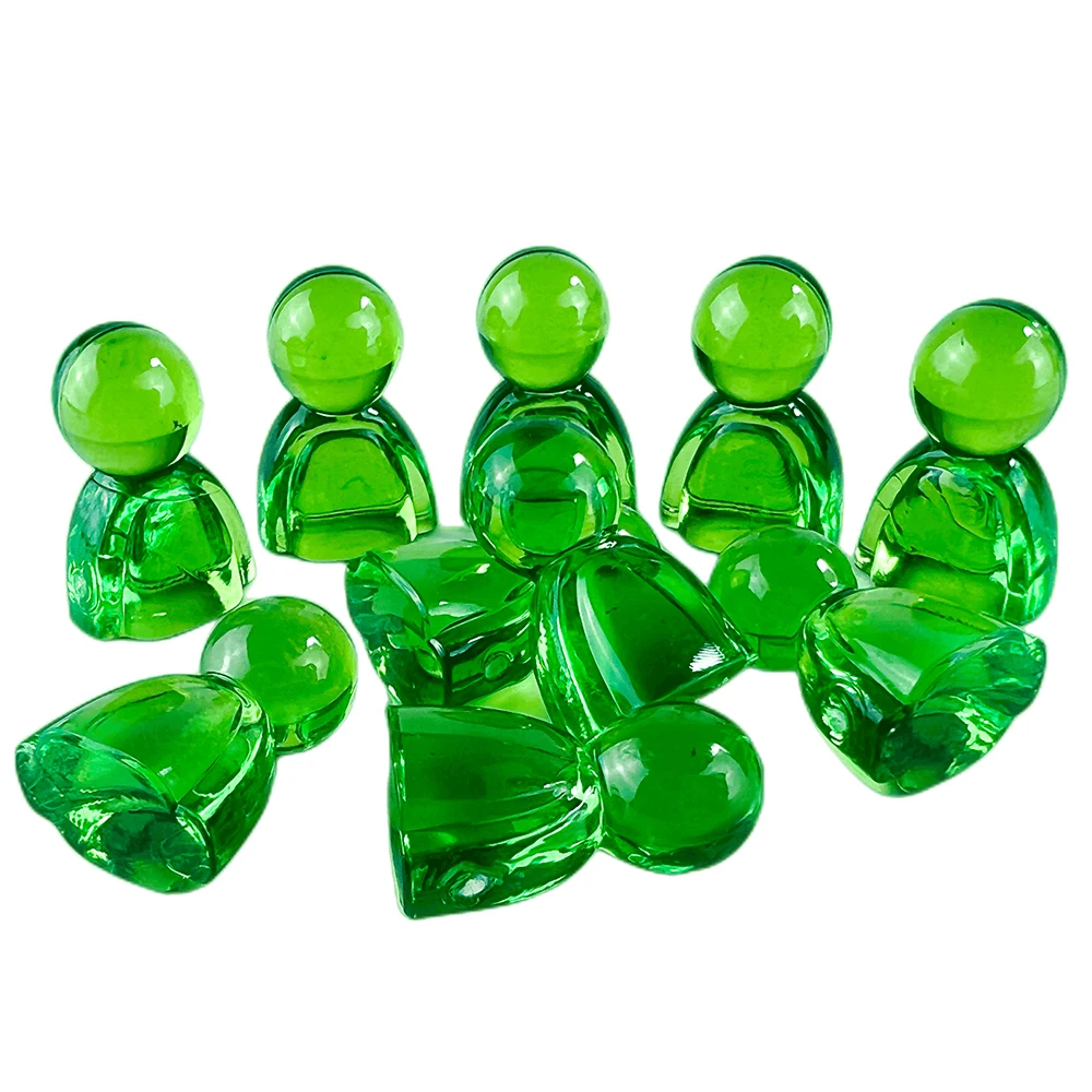 Pawn/ Chess 24mm Plastic Game Pieces for Board Game Accessories 4 Colors 10pcs