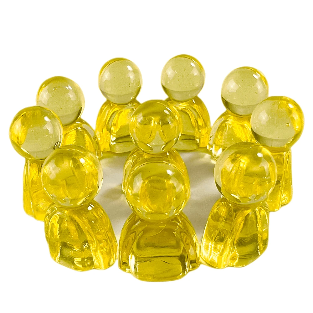 Pawn/ Chess 24mm Plastic Game Pieces for Board Game Accessories 4 Colors 10pcs