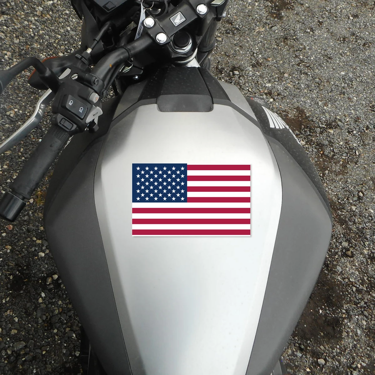 10Sheets/Pack American Flag Sticker,Patriotic Stars Reflective Stripe USA Flag Car Stickers,Suitable For Motorcycle Stickers