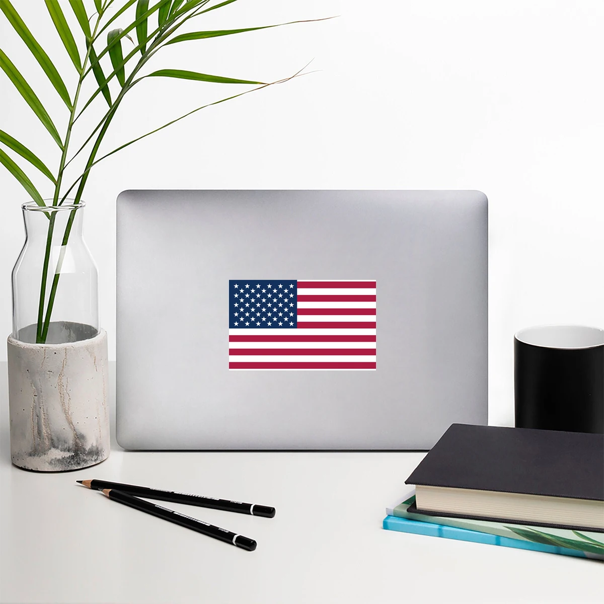 10Sheets/Pack American Flag Sticker,Patriotic Stars Reflective Stripe USA Flag Car Stickers,Suitable For Motorcycle Stickers