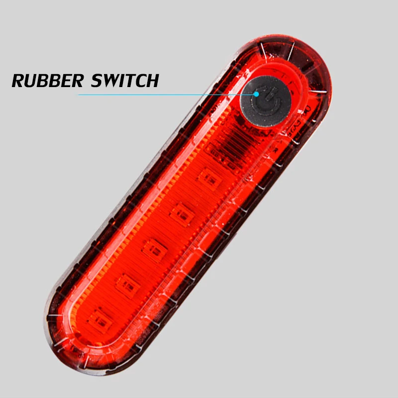 Rear Cycling Light Rechargeable Road Mountain Bike Taillight Waterproof LED Bicycle Tail Lamp Mini Lantern MTB Cycling Lighting