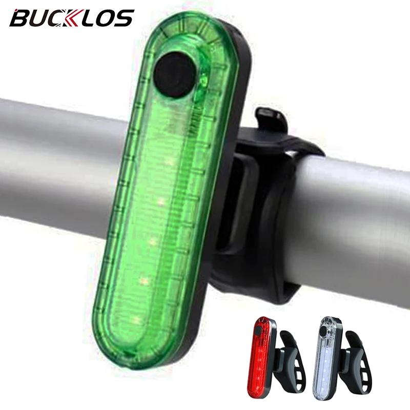 Rear Cycling Light Rechargeable Road Mountain Bike Taillight Waterproof LED Bicycle Tail Lamp Mini Lantern MTB Cycling Lighting