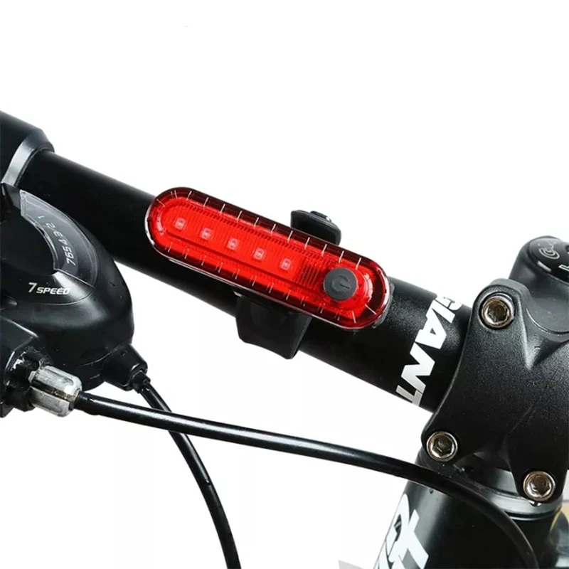 Rear Cycling Light Rechargeable Road Mountain Bike Taillight Waterproof LED Bicycle Tail Lamp Mini Lantern MTB Cycling Lighting
