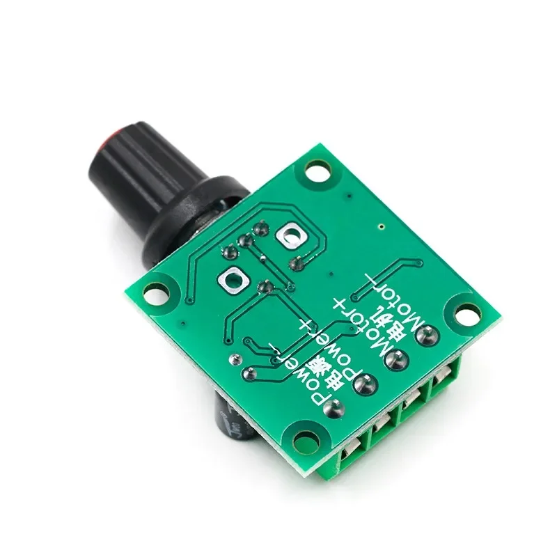 1pc DC Motor 1.8V 3V 5V 6V 12V PWM Adjustable Speed Controller Potentiometer Knob Switch Kit Control Governor