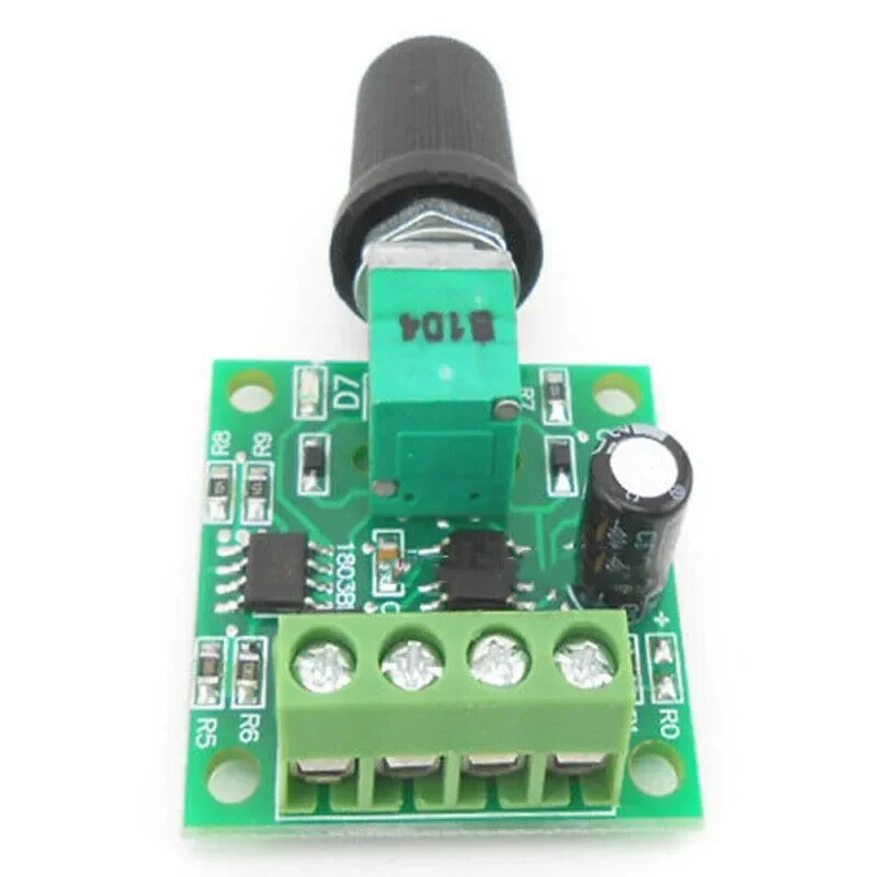 1pc DC Motor 1.8V 3V 5V 6V 12V PWM Adjustable Speed Controller Potentiometer Knob Switch Kit Control Governor