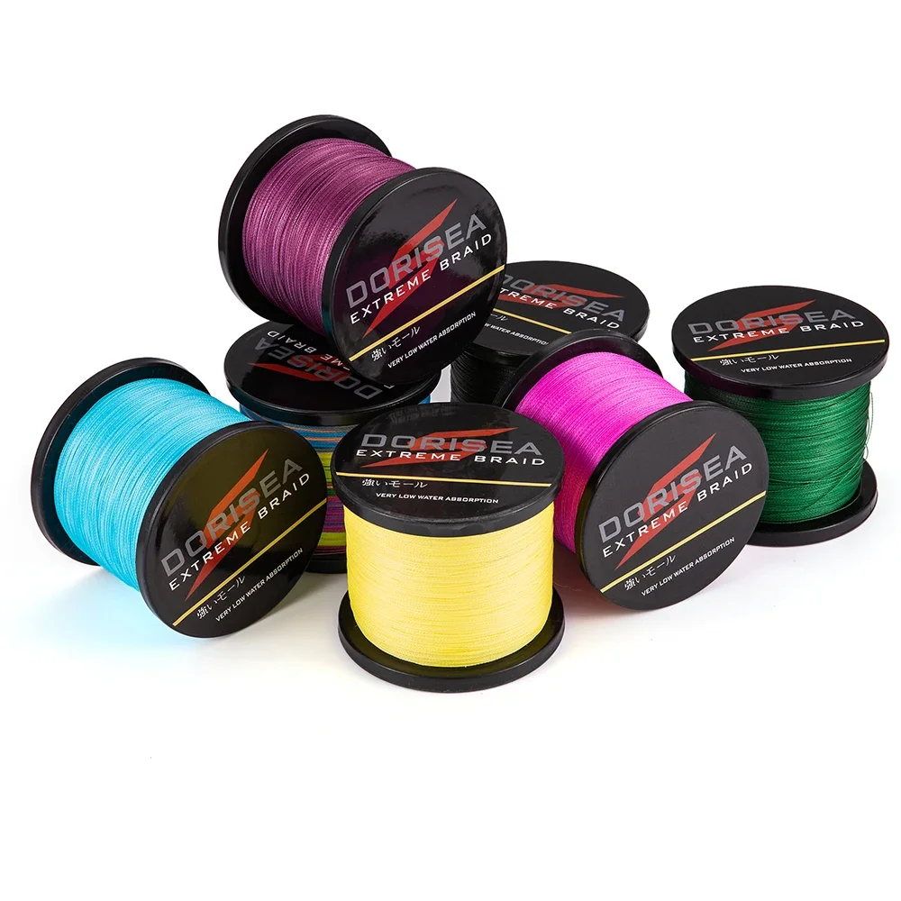 DORISEA X4 100M 6LB-100LB Extreme Braided PE Multifilament Fishing Line Wire Pesca Tackle