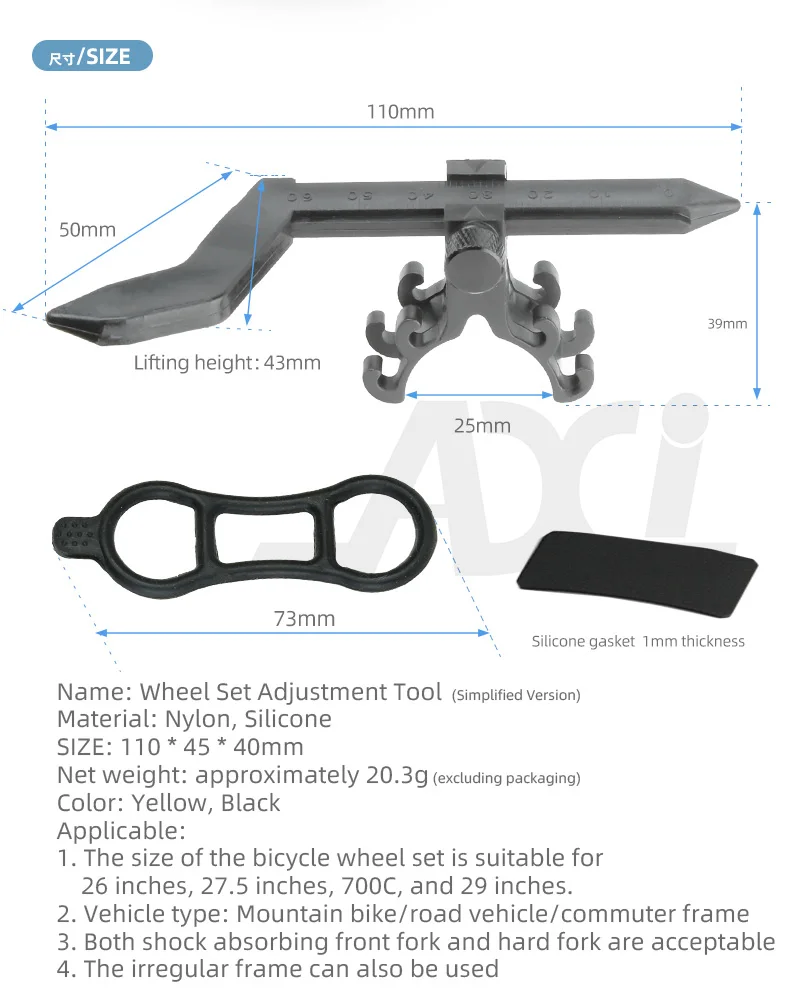 Mini Bicycle Wheel Truing Stand Bike Rims Adjustment Tools MTB Bike Wheel Repair Tools Cycling Accessories