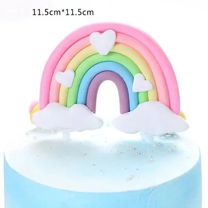 Rainbow Unicorn Cake Decoration Birthday Unicorn Gifts Children Kids Baby Shower Birthday Party Girl 16th 18th Cake Decorating