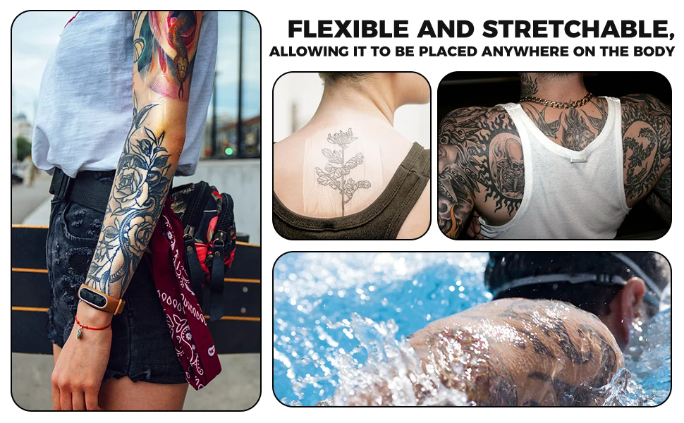 5m Waterproof Protective Tattoo Healing Film For Aftercare Bandage Transparent Skin Repair Wrap Roll