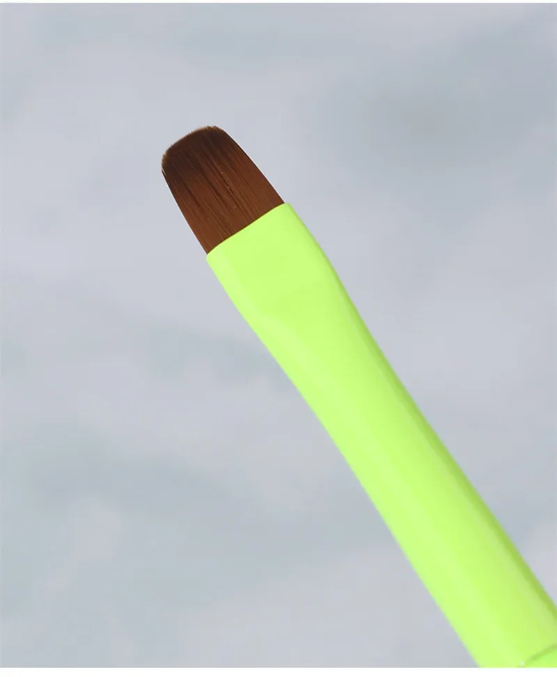 Green Nail Brush Gel Brush For Manicure Acrylic UV Gel Extension Pen Nail Polish Painting Drawing Brush