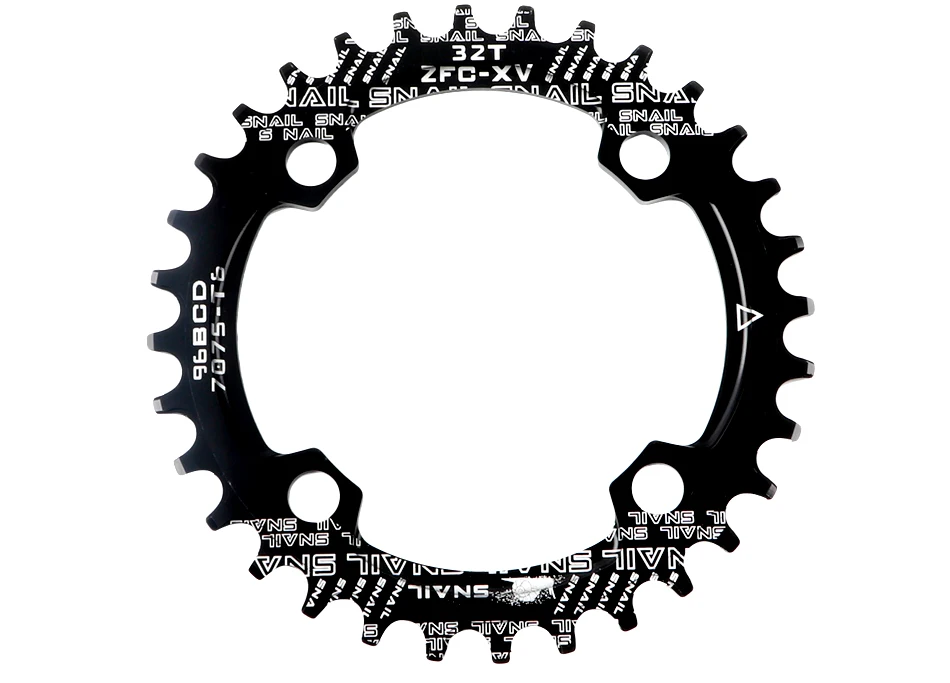 GOLDIX Square Hole Bicycle Crankset Aluminum Alloy MTB Crank 165/170/175mm Length Narrow Wide Teeth 104BCD 32/34/36/38/40/42T