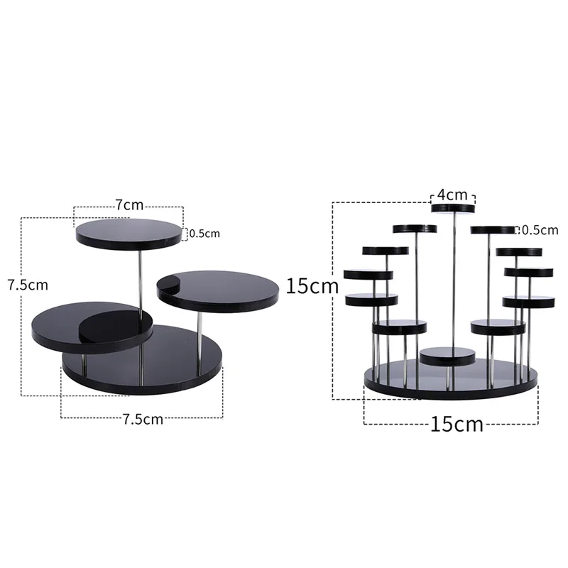 Cupcake Stand Acrylic Display For jewelry Cake Dessert Rack Party Decor