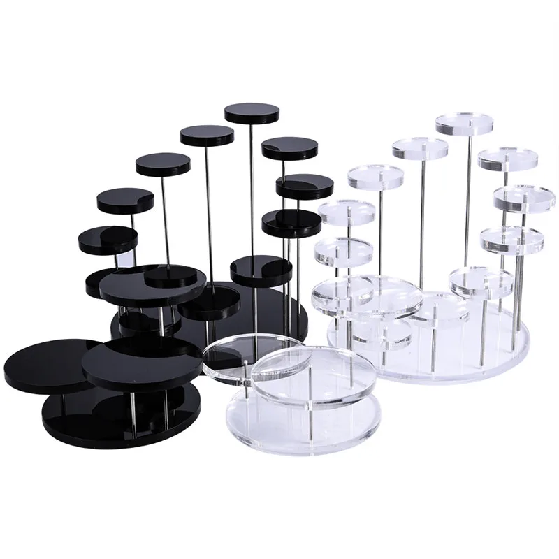 Cupcake Stand Acrylic Display For jewelry Cake Dessert Rack Party Decor