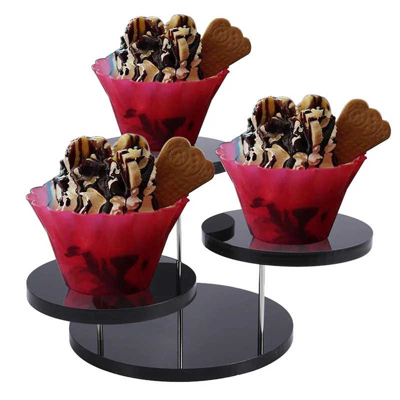 Cupcake Stand Acrylic Display For jewelry Cake Dessert Rack Party Decor