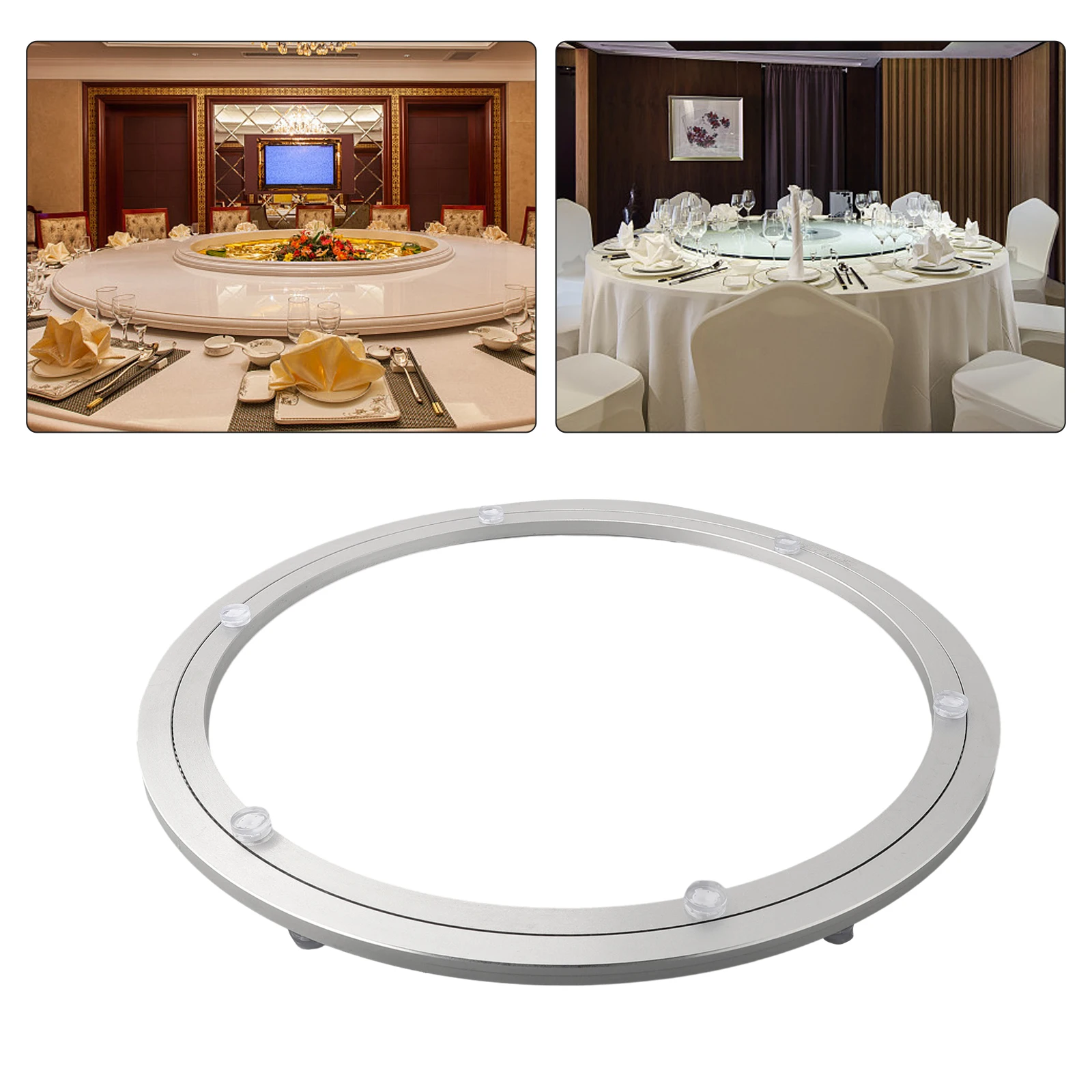 Heavy Aluminium Rotating Bearing 5/8/10/12/14/16Inches Design Lazy Susan Aluminum Ball Bearing Turntable Bearings Swivel Plate