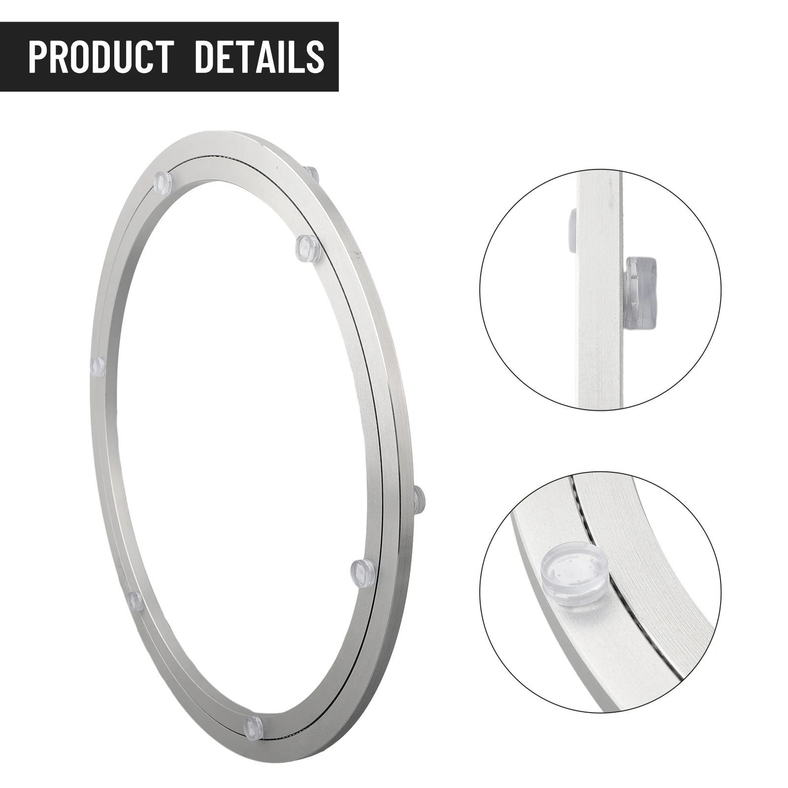 Heavy Aluminium Rotating Bearing 5/8/10/12/14/16Inches Design Lazy Susan Aluminum Ball Bearing Turntable Bearings Swivel Plate