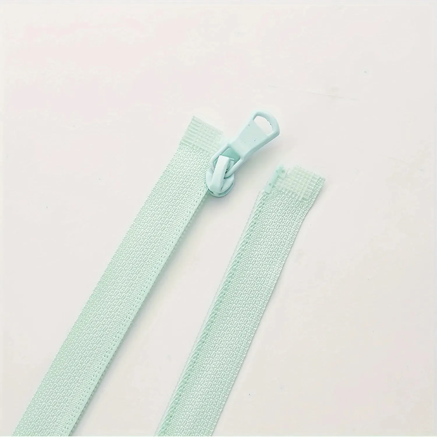 (10pcs)3# Sun-protective Clothing Zipper Single Open Tail Color Sportswear Clothing Reverse Nylon Zipper Multi-size