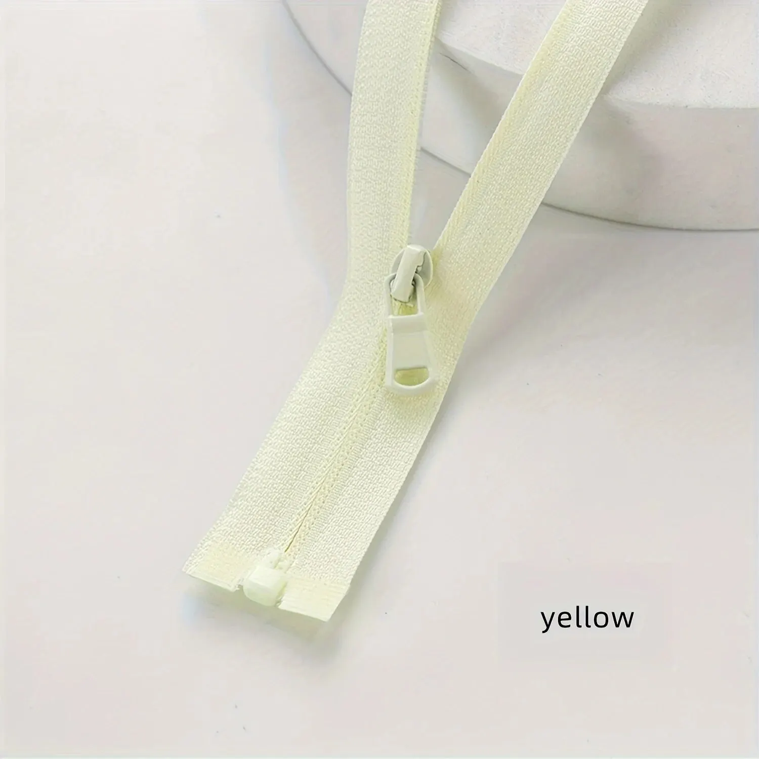 (10pcs)3# Sun-protective Clothing Zipper Single Open Tail Color Sportswear Clothing Reverse Nylon Zipper Multi-size