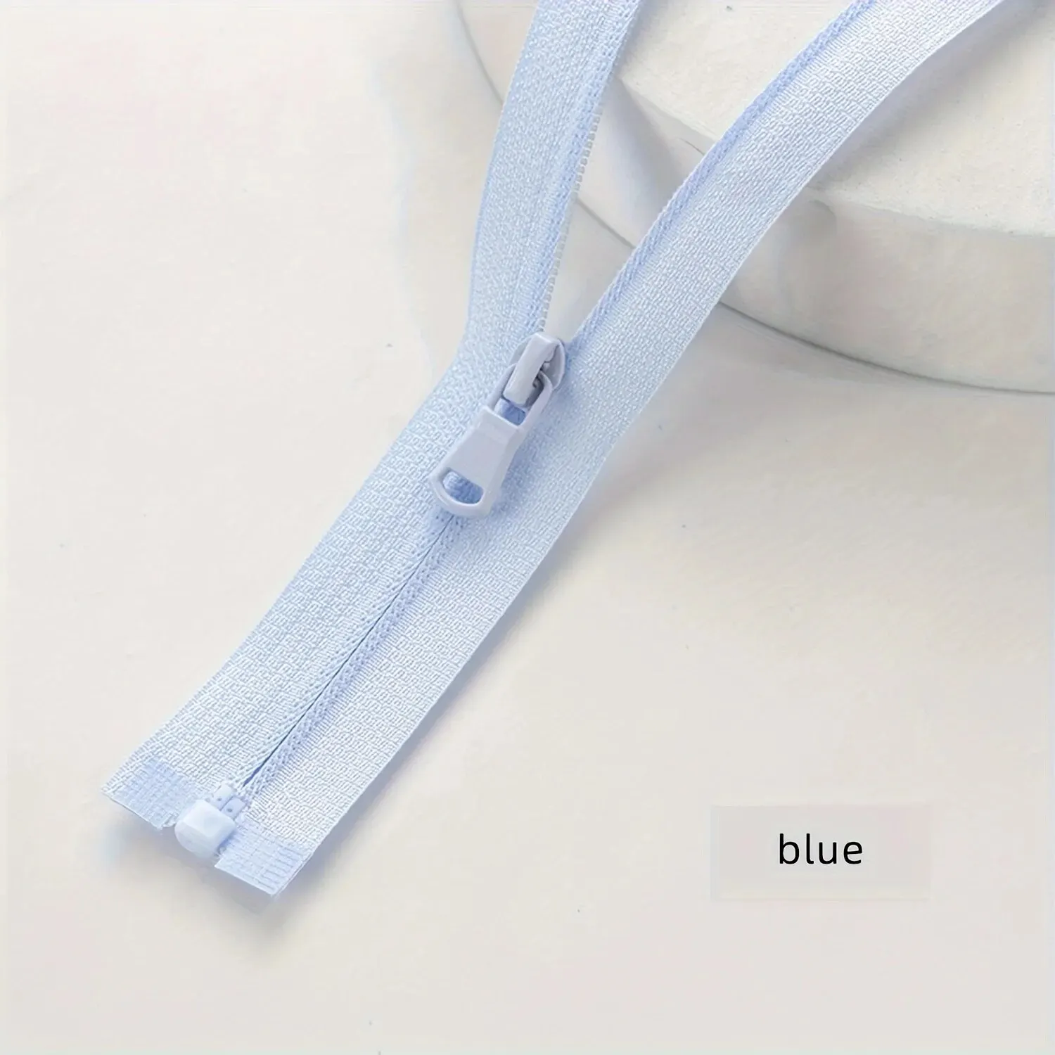 (10pcs)3# Sun-protective Clothing Zipper Single Open Tail Color Sportswear Clothing Reverse Nylon Zipper Multi-size