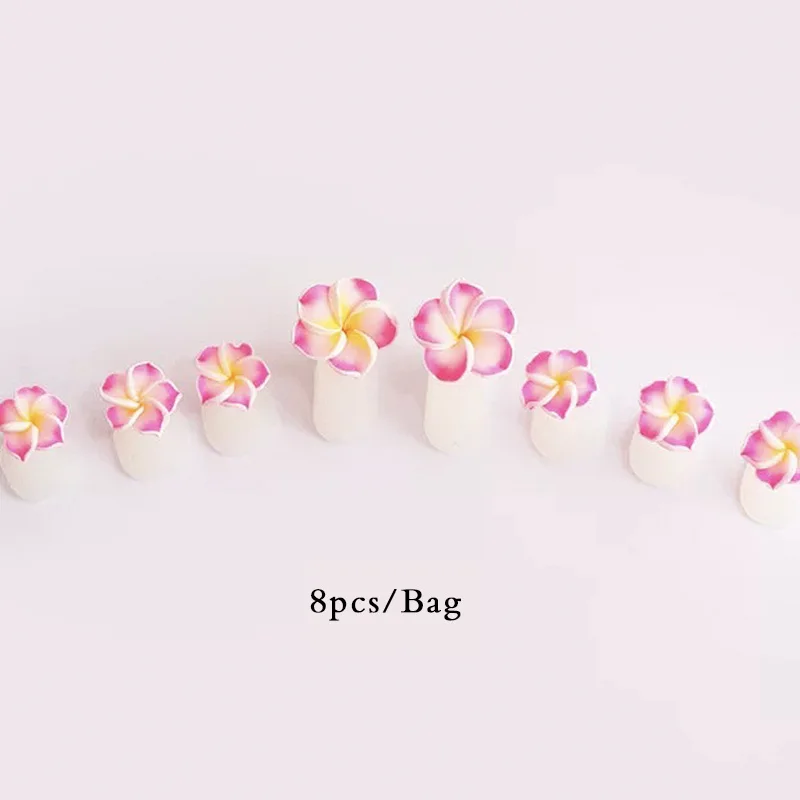 8pcs/Bag Flower Soft Silicone Toe Separator Foot Finger Divider  Separator Flexible Finger Toe Spacer Separation Tool