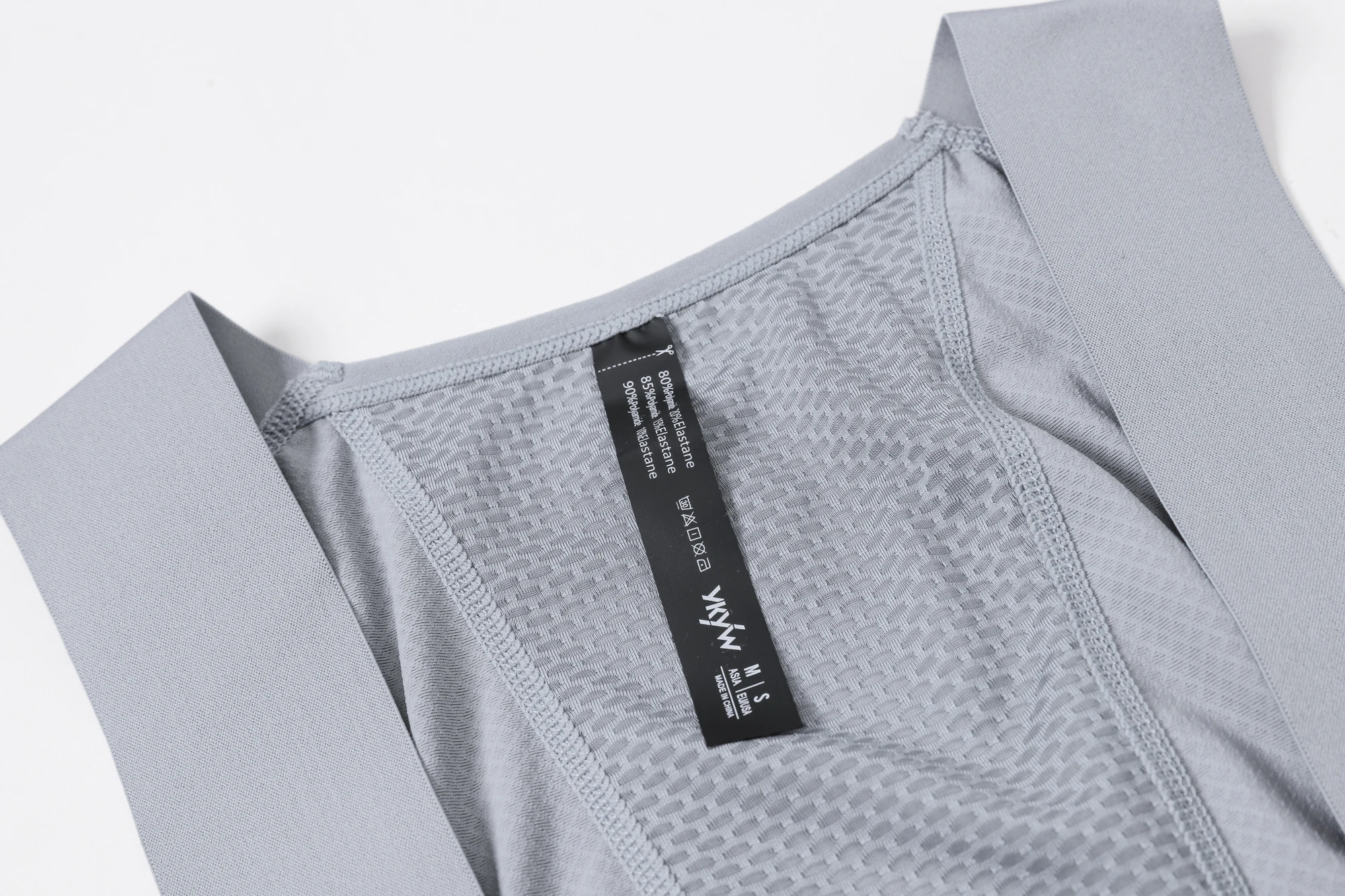 YKYW Men's Pro Team Bib Shorts Summer Outdoor Wear Breathable Bicycle Sports Clothing Tights Bike Blue Gray Bib Shorts 6 Hours