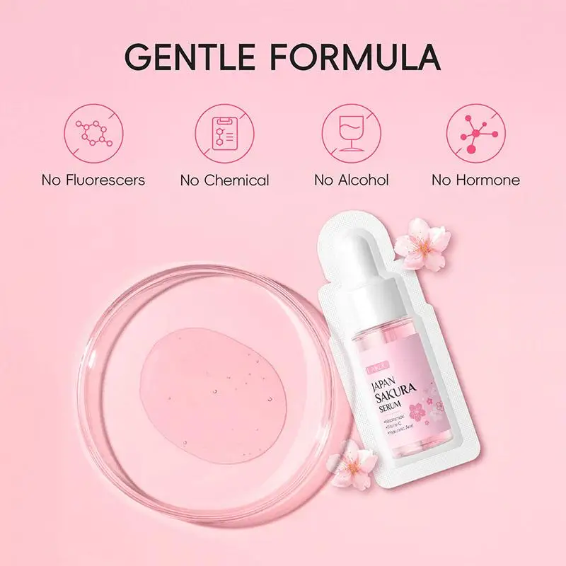 5/10pcs Moisturizing face Serum Nourishing Rejuvenation Skin Serum Shrink Pore Smoothing Face Skin care Travel size 1ml