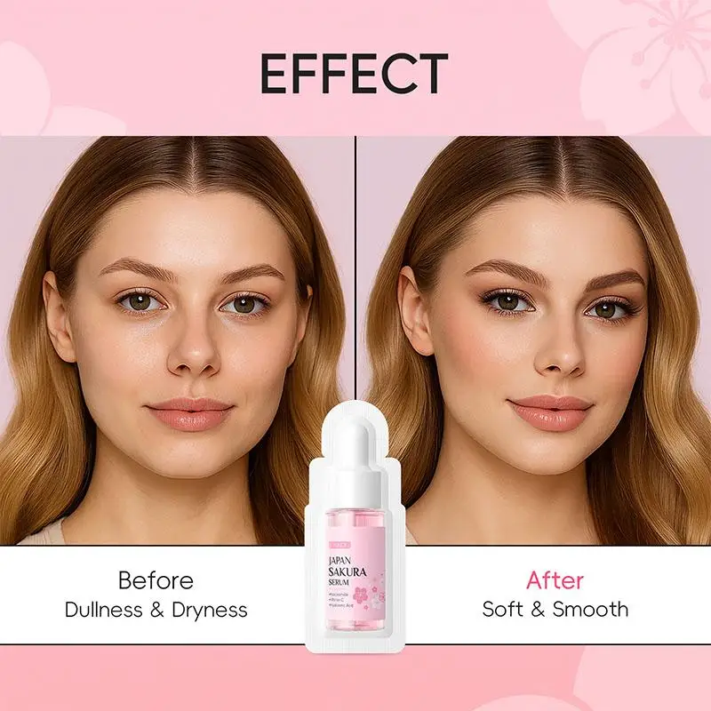 5/10pcs Moisturizing face Serum Nourishing Rejuvenation Skin Serum Shrink Pore Smoothing Face Skin care Travel size 1ml