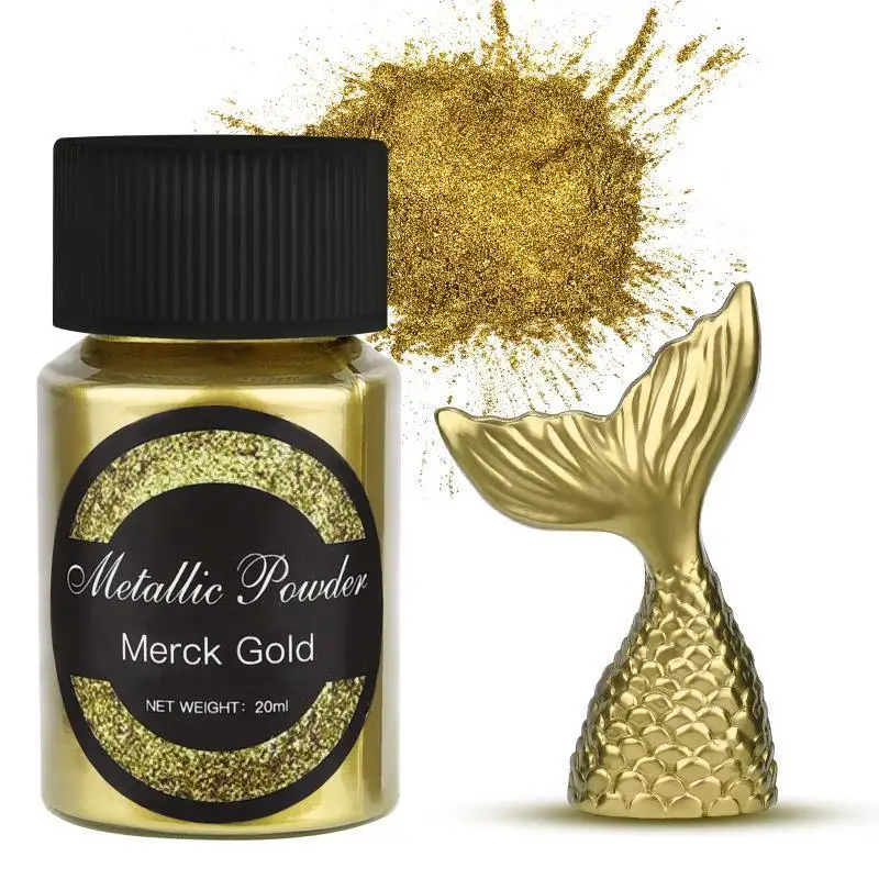 20 Ml Shimmer Metallic Gold Silver Color Pigment Pearlescent Colorant Pearl Pigment Dye UV Resin Epoxy Colour Jewelry Making