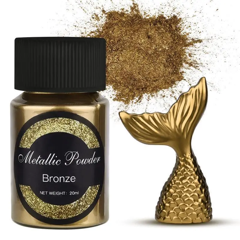 20 Ml Shimmer Metallic Gold Silver Color Pigment Pearlescent Colorant Pearl Pigment Dye UV Resin Epoxy Colour Jewelry Making