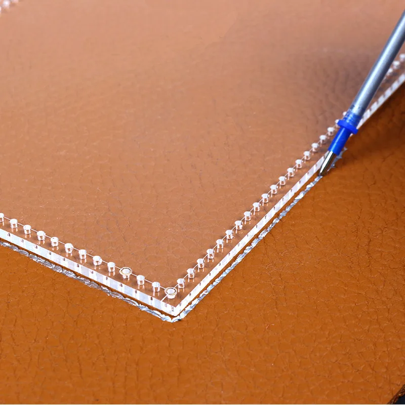 YOMDID Glasses Bag Leather Template Acrylic Mold Sun Glasses Storage Bag Handmade Stencil DIY Handcraft Leather Supplies Durable