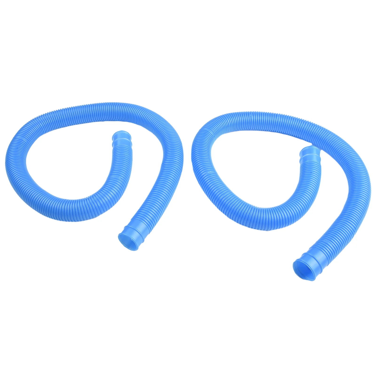 2pcs 1m For Intex 1-1/4 Inch Accessory Hose Above Ground Pool Swimming Pool Pump Blue White Replacement Hose