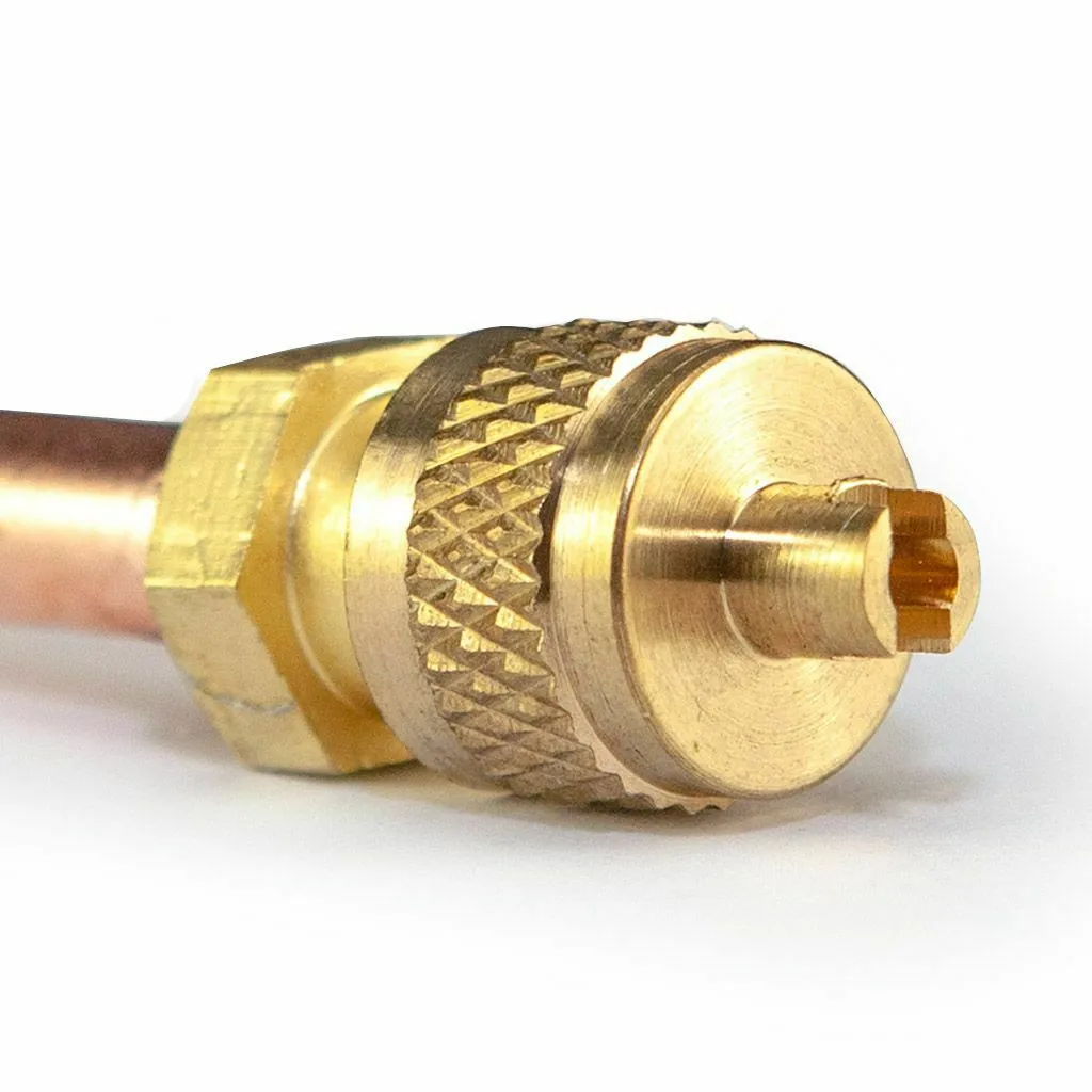 5PCS Air Conditioner Refrigeration Access Valves Copper Tube Filling Part Home DIY Power Tool Part