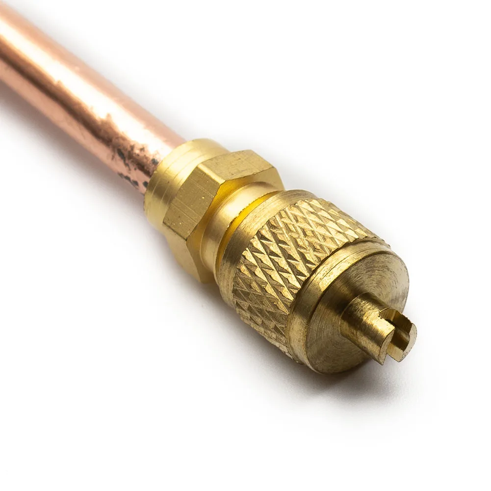 5PCS Air Conditioner Refrigeration Access Valves Copper Tube Filling Part Home DIY Power Tool Part