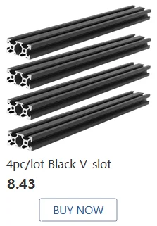 8pcs Black 3 Way End Angle Bracket Connectors For Europe Standard Aluminium Extrusion Profile 2020 Series Socket 6mm With Screws