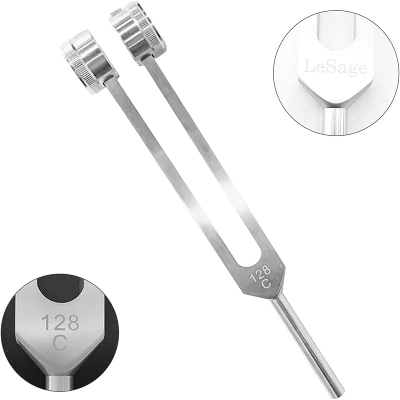 Miwayer 128 Hz Tuning Fork Set Weighted Bio-Acoustic Tuning Fork for Healing Chakra,Sound Therapy,Reliever Stress