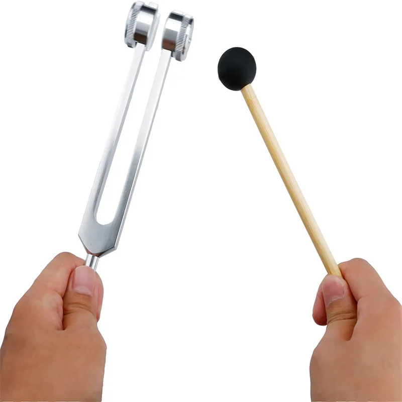Miwayer 128 Hz Tuning Fork Set Weighted Bio-Acoustic Tuning Fork for Healing Chakra,Sound Therapy,Reliever Stress