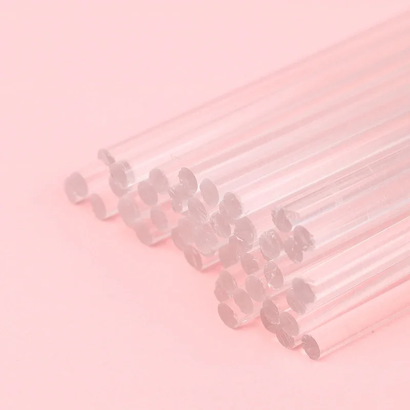 50/100Pcs Chocolate White Acrylic Lollipop Stick Great Reusable Candy Dessert Bakeware Kitchen Dining Bar Home Garden