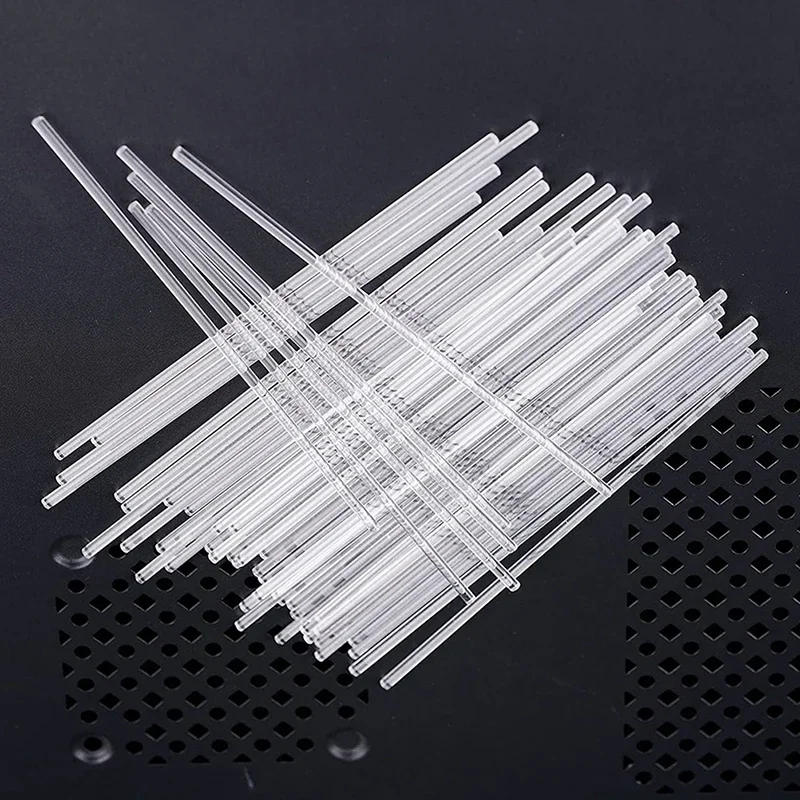 50/100Pcs Chocolate White Acrylic Lollipop Stick Great Reusable Candy Dessert Bakeware Kitchen Dining Bar Home Garden