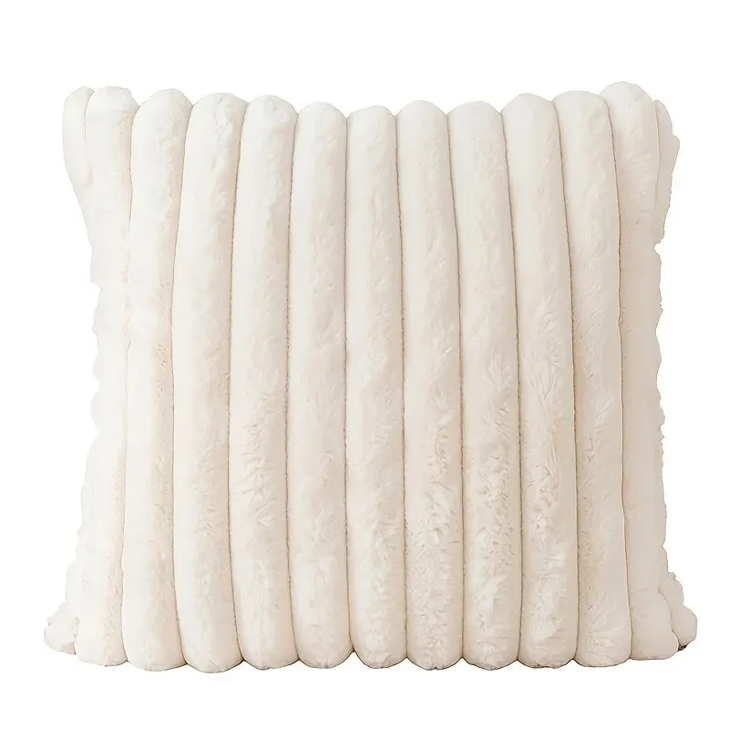 1pc Stripe Corduroy Pillow Case Creative Home Fabric PillowCushion For Sofa Bedroom Car, Home Decoration Home Decor Room Decor