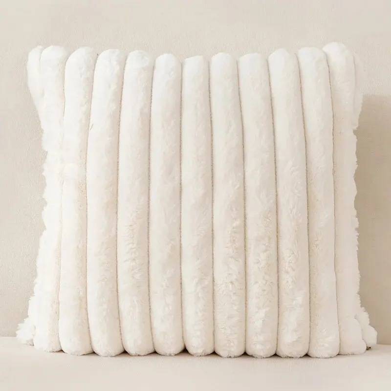 1pc Stripe Corduroy Pillow Case Creative Home Fabric PillowCushion For Sofa Bedroom Car, Home Decoration Home Decor Room Decor