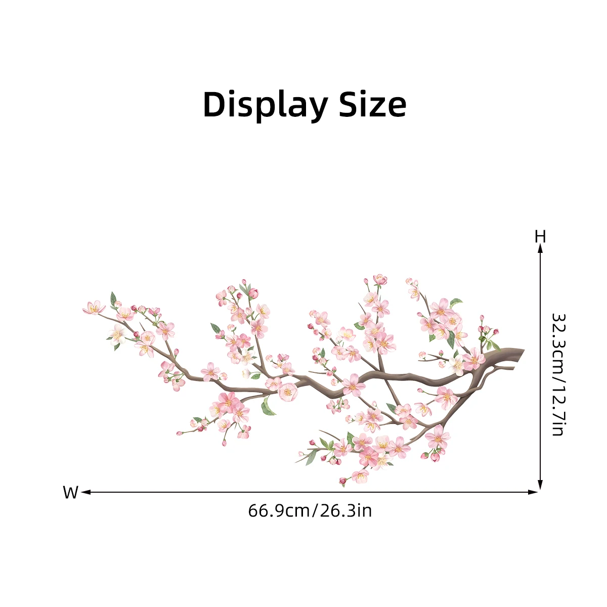 Watercolour Bird Flower Wall Stickers Living Room Decoration for Bedroom Wall Decals Kids Room Baby Nursery Home Decor Girl Gift