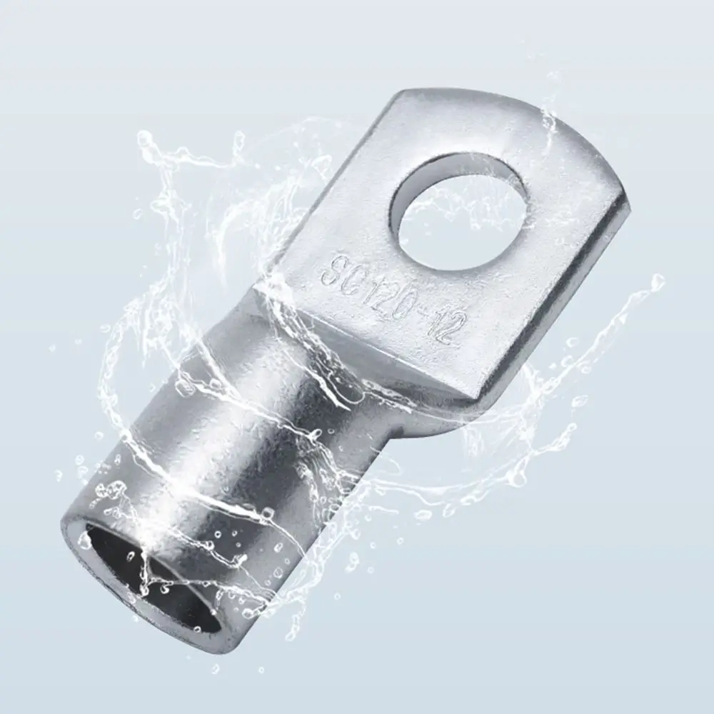 10Pcs 16-35mm2 SC16-6 SC25-6 SC35-6 Tinned Copper Wire Nose Terminal Crimp SC Type Lugs Ring Cable Connector Kit