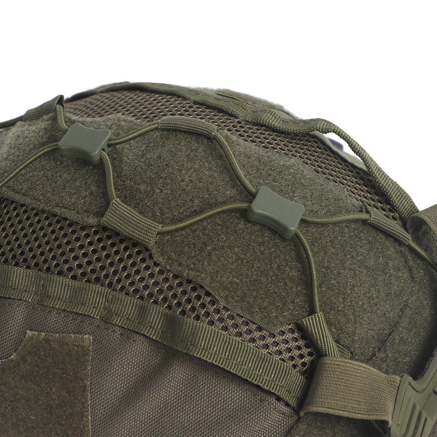 Tactical Helmet Cover Set for Maritime Helmet, NVG Battery Pouch, Hunting Hybrid Mesh Cover for Bump & Ballistic Helmets