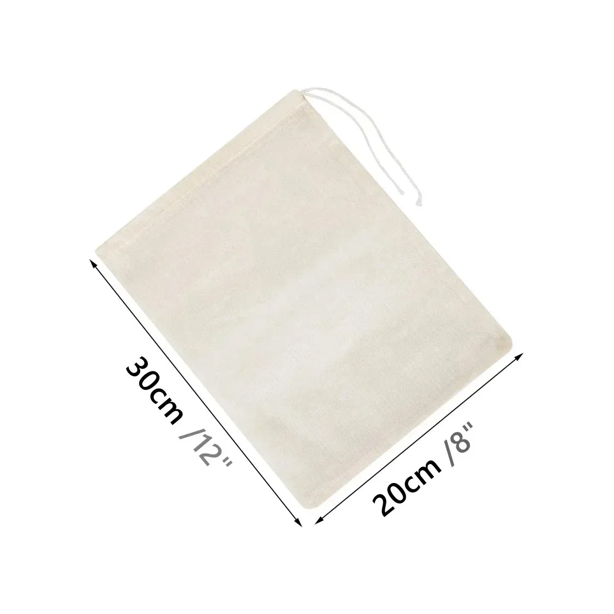 1/5Pcs Reusable Nut Milk Bags Strainers Unbleached Nylon Cheesecloth Bag Food Cheese Yogurt Filter Kitchen Fine Mesh Strainer