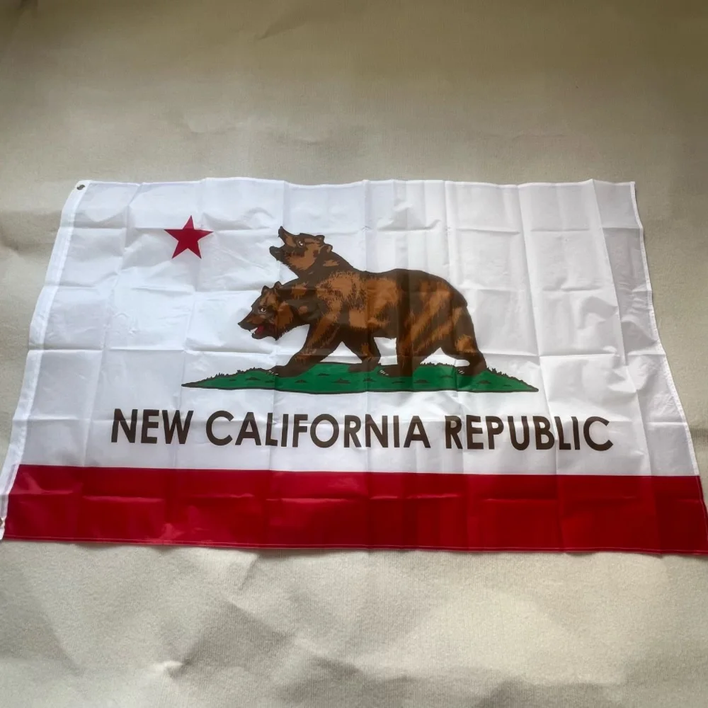 New California Republic NCR Two-Headed Bear California Flag 90x150cm Flag Hangs High Quality 3x5 Ft Polyester Trim Flag Banne