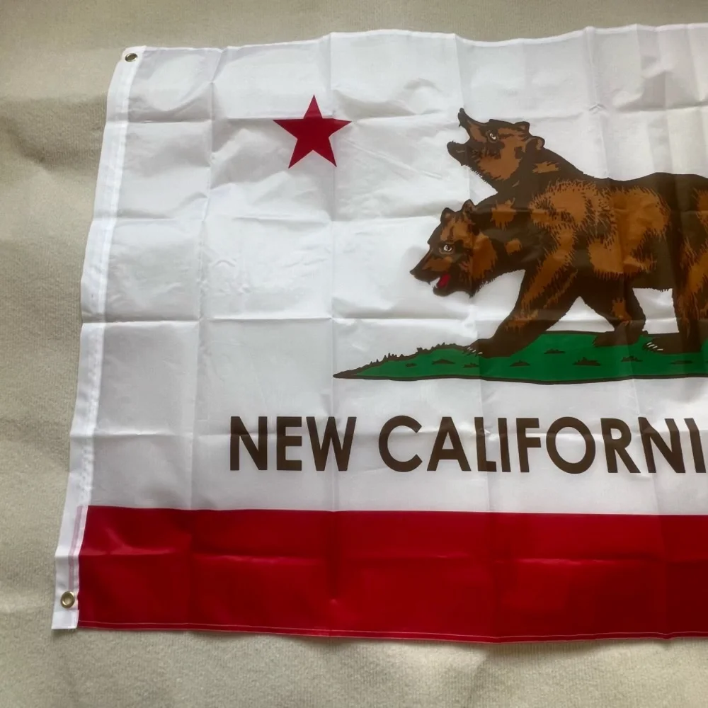 New California Republic NCR Two-Headed Bear California Flag 90x150cm Flag Hangs High Quality 3x5 Ft Polyester Trim Flag Banne