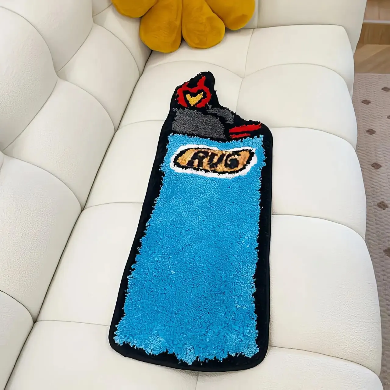 Lighter Shape Carpet Bedroom Living Room Bathroom Home Furnishings Spring Decoration Gifts Shower Supplies Entrance Sofa Seat