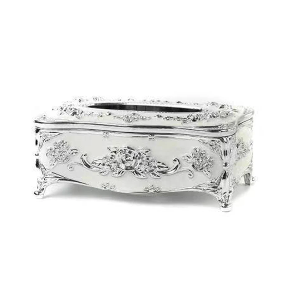 European Tissue Box, High-End Hotel Restaurant Napkin Extraction Box, Kitchen and Living Room Tabletop Tissue Storage Box