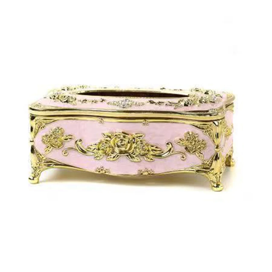 European Tissue Box, High-End Hotel Restaurant Napkin Extraction Box, Kitchen and Living Room Tabletop Tissue Storage Box
